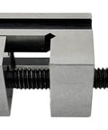 Premium Steel Precision Milling Machine Vise For Inspection And Grinding Operations Featuring constant clamping stability, showing 25mm jaws and threaded handle.