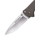 Code 4 Folding Knife With S35VN Blade, 3.5 Inch Razor Sharp Spear Point, 5 Inch 6061 Aluminum Handle, Tri Ad Lock, Ultra Lightweight EDC Everyday Carry, Boxed