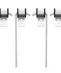 Four Pack Heavy Duty Exhaust Hanger Rods Universal Fit Three Eighths Inch Diameter Ten Inch Length Automotive Exhaust Suspension Hardware Durable Steel Rods