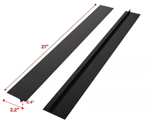 Stove Protector Set 3 Piece Reusable Gas Range Burner Covers Plus Silicone Gap Fillers Ultra Thin 0.3mm Durable Protectors