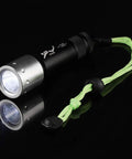 Beefy Underwater Dive Light Torch With 100m Waterproof Rating Aluminum Alloy Body 6000 Lumen T6 LED Three Modes Adjustable Beam