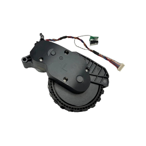 BCWBLWE Omni-Directional Front Wheel for Roborock vacuums, fits Q55/Q70/Q75/S75, black with wiring harness