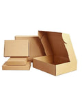 10 Pack Small Brown Corrugated Shipping Boxes For Packing And Mailing 19x11x3 Cm Kraft Paper Mailer Boxes Pro Grade Durable Open