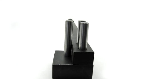 Side view of Heavy Duty Manual Rod Bender For 3/8 Inch Rods Or 1/4 Flat Steel, featuring metal rods in bench vise mount.