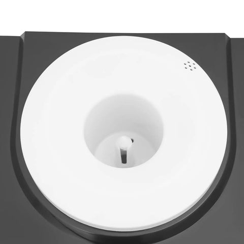 Top view of Top Loading Water Cooler Dispenser with Hot and Cold Water, removable drip tray input for 5 gallon bottles.