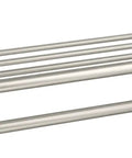 Coralis Hotelier Towel Bar In Brushed Nickel Finish Built To Last Space Saving Bathroom Organizer That Resists Corrosion Coordinates