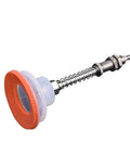 Top Notch Big Head Vacuum Sucker Pad Sponge Chuck with orange rubber and metal spring, ideal for pneumatic manipulators HM-15S1.