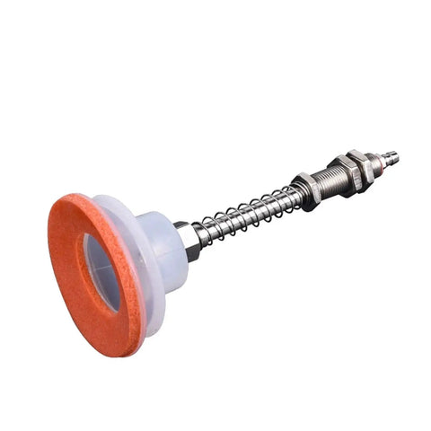 High Quality 1/2/3 Layer Small Manipulator Vacuum Sucker Pad For Industrial Use Silicone Sponge Suction Cup Chuck Hs-10S1 Pneumatic Accessory Gripp with red foam edge.
