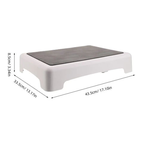 Portable Dog Training Platform With Non Slip Surface And Absorbent Pad For Small Breeds 17x13x3.4 Inches, side view