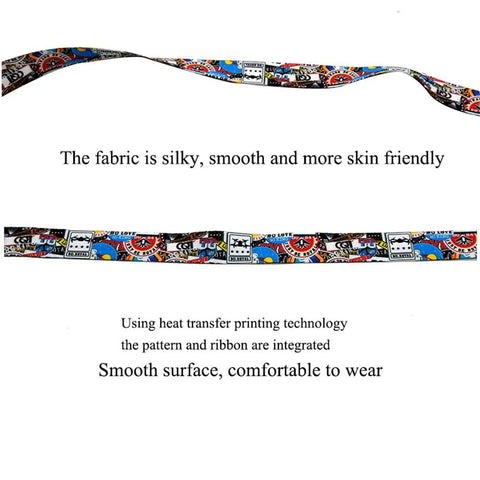 Graffiti-patterned silk Adjustable Drone Controller Neck Strap With Wide Compatibility For Avata 2 Avata FPV Remote Controller 3 2 Phantom 3 4 Pro Sling Lanyard