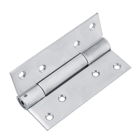 2 Pack Self Closing Door Hinges With Hydraulic Buffer For Quiet Smooth Auto Close, spring hinge for wood doors, side view