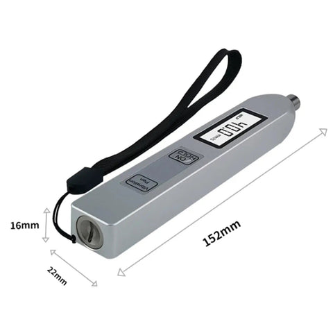 Handheld Vibration Vibe Meter And Analyzer With LCD Backlit Screen Digital Readout For Acceleration 0.1 To 199.9 m Per s2 Velocity And Displacement Piezoelectric Sensor Great For Mechanical Fault Diagnosis And Maintenance, 152mm