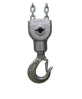Heavy Duty 1.5 Ton Lever Chain Hoist Made From Super Strong Aluminum Alloy With G80 Steel Lifting Chain close-up of hook and chain.
