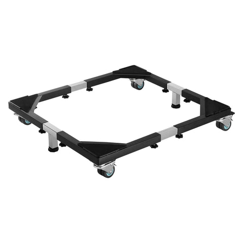 Heavy Duty Appliance Dolly For Washer Refrigerator And Dryer Up To 1200 Lbs With Locking Twin Wheels Steel Frame Adjustable Stand Base