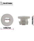 Five Piece Intake Manifold Runner Control Bushings Kit Fits Ford F150 1997 2006 E150 1997 2004 E250 1997 2002 Mustang 1999 2003 Freestar Replacement Clips Plug And Play Install Durable OEM Style, white 0.39in bushing size