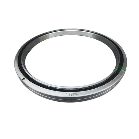 High Precision Crossed Cylindrical Roller Bearings For Rotary Tables And CNC Machines Built Tough To Run Slick In Popular Sizes 6008 7008 8008 15008 And 18013UUCC0P5, close-up view of the bearing.