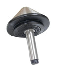 Bull Nose Live Center For Lathe MT3 75 Degree, Heavy Duty Alloy Steel Center For Hollow Turning Pipes, side view