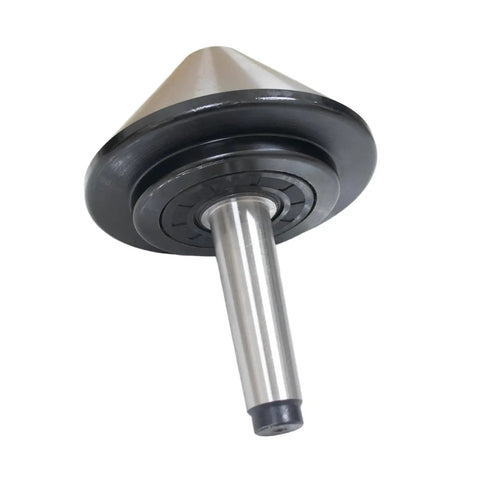 Bull Nose Live Center For Lathe MT3 75 Degree, Heavy Duty Alloy Steel Center For Hollow Turning Pipes, side view
