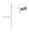 E308L-16 Stainless Steel Welding Rod One Sixteenth Inch By Ten Inch Electrodes with detailed dimensions highlighted