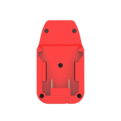 Adapter For Bauer 20V Cordless Tools To Run Milwaukee M18 Red Slider Lithium Batteries, Adapter Only, Top View