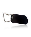 Bike Life Aluminum Keychain Dog Tag Gold Finish Laser Engraved Made In USA Lightweight Cycling Accessory With Four And A Half Inch Ball Chain