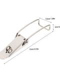 Sturdy Stainless Steel Toggle Latch Fasteners Set With Extended Hook Locks 6 Pack Spring Loaded Door Latch Kit For Garage Doors And Hinge Security Now