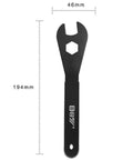 Bike Cone Wrench Set Three Piece 17mm 18mm 19mm Carbon Steel for Bicycle Wheel Hub Axle Nut Install Remover and Repair Tool