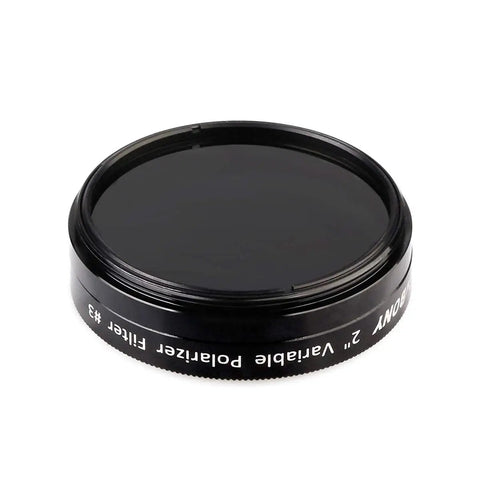 2 Inch Variable Polarizing Moon Filter For Telescopes With Multi Coated Optical Glass Aluminum Frame Pro Grade Brightness Control
