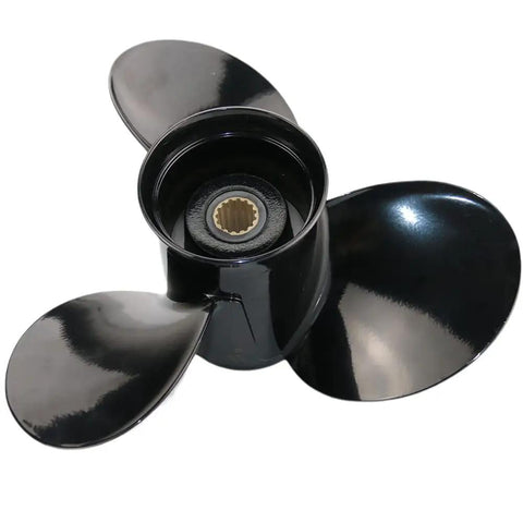 12 3/4 Inch Aluminum Outboard Propeller 21 Pitch 3 Blade 15 Spline Right Hand Rotation Compatible With Mercury Outboard Engines