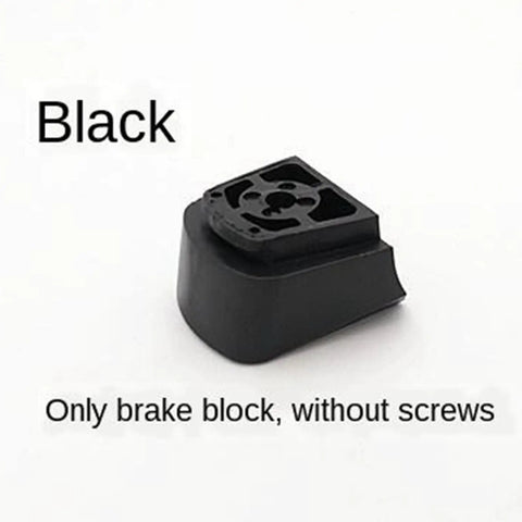 Universal Inline Skate Brake Pad Kit For Stopper Roller Brake Replacement Tough Rubber Build Black Finish