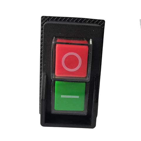 Pushbutton Electromagnetic Switch For Garden Tools 120V 220V 4 Pin 5 Terminal Double Pole Cutoff with red and green buttons
