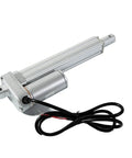 Top Shelf Heavy Duty Electric Linear Actuator Gliding Smooth As A Pro Hydraulic Cylinder with wires and aluminum body.