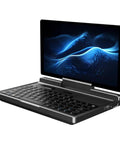 Pocket Sized Handheld Laptop Boosted By A Slick Seven Inch Display Running Windows 11 Home powered by Intel N300 with open screen.