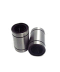 10Pcs Linear Bearings Set For 3D Printers And CNC Machines Pro Grade Low Friction Ball Bushings 16x26x36mm Style LME16UU, front view.