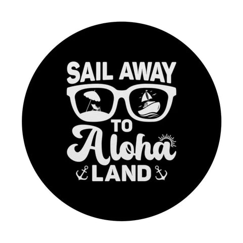 Set Sail For Hawaii Vibes With Aloha Land Family Cruise PopSockets PopGrip For Phones Adhesive Backing Secure Grip Perfect