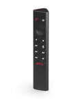Motion Activated Remote With Voice Search, Backlit Buttons, Customizable Menu Shortcuts, IR Blaster For TV Control, Perfect For Dark Rooms And Easy Navigation, Compatible With Shield TV 2015 2017 And 2019 Models shown standing vertically on a white background