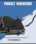 BMW X3 F25 28I Liftgate Lock Actuator Replacement, black, product dimensions 17cm, rear trunk latch shown with cable