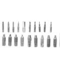 Kick Some Ass With This High Speed Steel Nan Screw Removal Drill Bit Set, A Total Game Changer For DIYers Fixing Stripped Bolts And Broken Fasteners In Your Garage Or Home Workshop Without Any Drama Or Stress. HSS extractor bits and socket adapter set