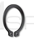 Heavy Duty External Retaining Rings 1.188 Inch 1000 Piece Pack SAE 1060 1090 Carbon Steel Phosphate Coated Circlips For Shaft Or Bore Positioning And Fastening In Mechanical Assemblies, black rings
