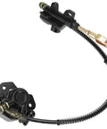 Rear Brake Master Cylinder Caliper Assembly Ride Ready Fits 50cc 70cc 90cc 110cc 125cc ATVs Quad Bikes And Mini Motors