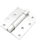 Heavy Duty Stainless Steel Door Hinges 4 Inch 2 Pack With Single And Double Spring Rebound Design For Commercial Doors And Cafe Hidden Door Hardware Smooth Quiet Close Easy Install Durable Construction