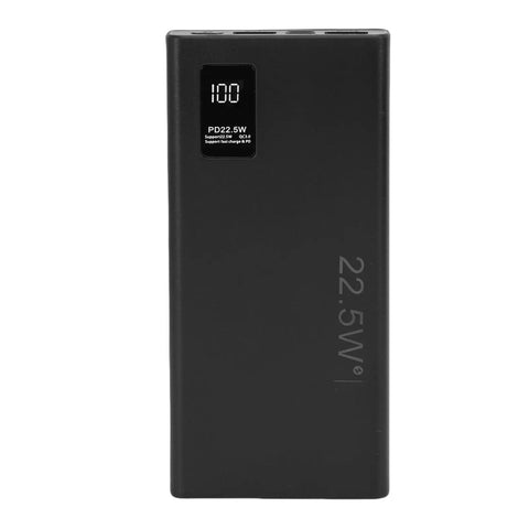 Reliable Mini UPS Battery Backup With 4050Mah Capacity And 3A Output to power routers during outages, compact black design.