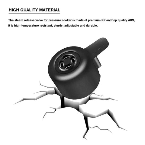 Steam Release Valve Handle For Ninja Foodi OP401 OP301 6.5 And 8 Quart Pressure Cooker Replacement Part showing durability