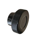 Beefy Black Aluminum Handwheel 30mm Outer Diameter 8mm Bore Knurled for Precise Slide Displacement Platform Handle CNC Machined