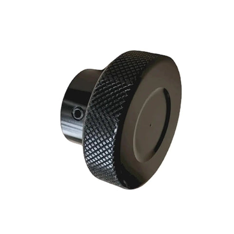 Aluminum Alloy Handwheel 50mm OD 8mm Bore Black Knurled Grip For Slide Displacement Platform Handle, CNC Precision Machined