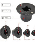 Complete 4-Piece Impact Socket Adapter Set With Magnetic Drive Ratchet Converter Kit For Tight Spaces, Covers 1/4 To 3/8 And Up To 1 Inch Cr-Mo Steel Automotive Repair Tools You Need Now: 4-piece magnetic Cr-Mo adapters