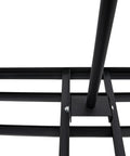 Close-up of Long-Handled Lawn Leveling Rake with Adjustable 0-180 Degree Angles, stainless steel base plate visible.