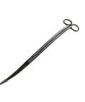 Pro Wave 10 Inch Aquascaping Scissors For Aquarium Plant Trimming And Moss Carpeting Pro Grade Precision Tools To Shape Carpets And Reach Tight Spots For A Pristine Fish Tank. Black 10-inch metal aquascaping scissors with angled tip on white background