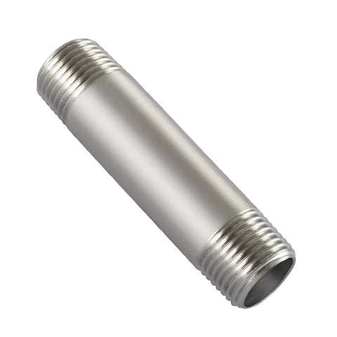 Stainless Steel Pipe Fittings 1 Inch NPT to 1 Inch NPT Male Threaded 6 Inch Nipple Cast Pipe