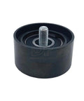 Premium Truck Drive Belt Tensioner Pulley And Timing Roller Assembly with durable metal build, showing top view of sturdy design.